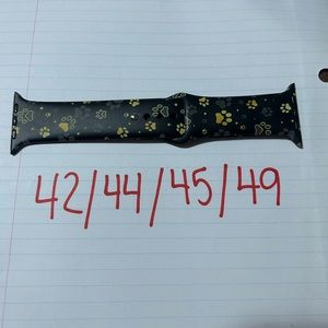 Paw print watch band